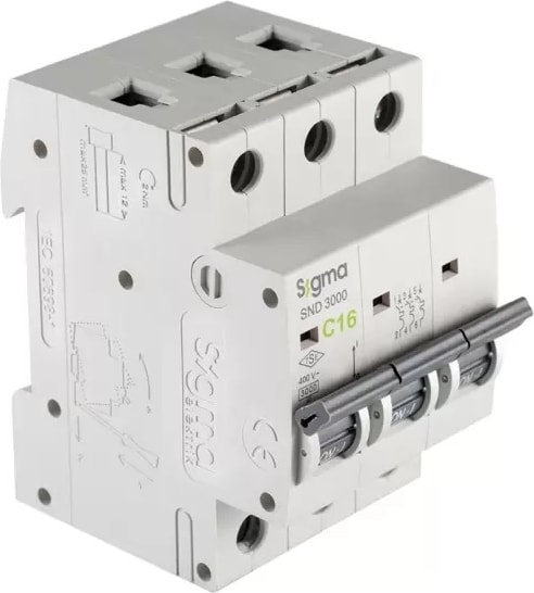 3X16A 3ka C Tip Otomatik Sigorta