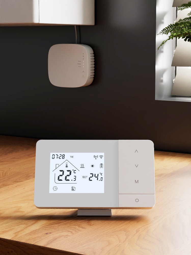 Wifi Kablosuz Oda Termostatı Tuya Smart