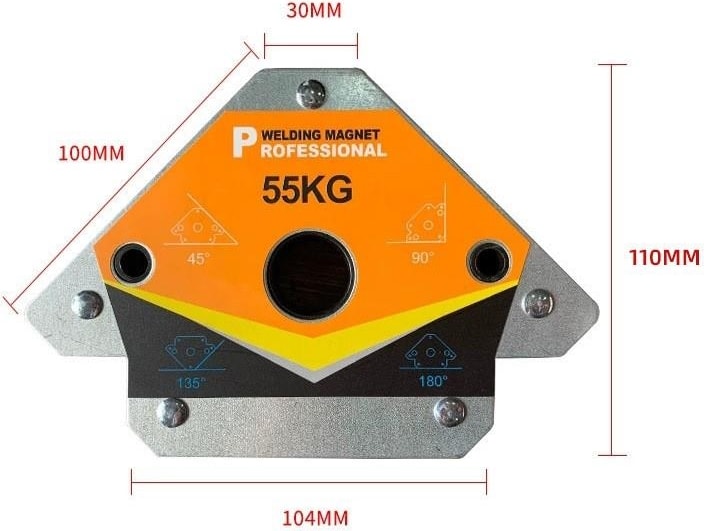 55kg Açılı Güçlü Manyetik Kaynak Gönye Tutucu