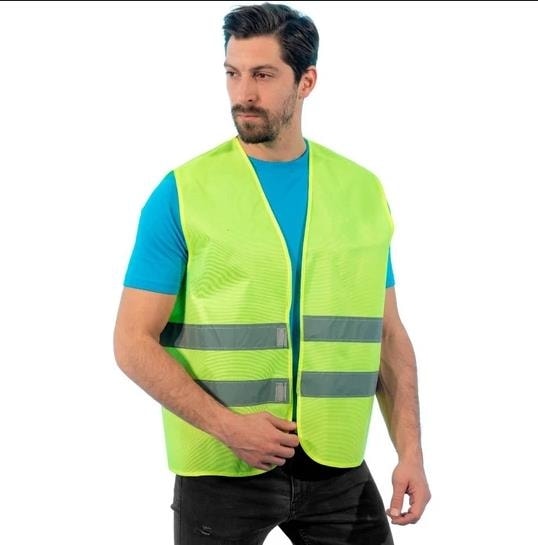 Motosiklet Ikaz Yeleği Reflektörlü Ikaz Yeleği Standart