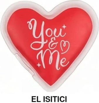 Kalpli Mesajlı Cep Sobası,el Isıtıcı,sıcak Su Torbası Pvc 9cm