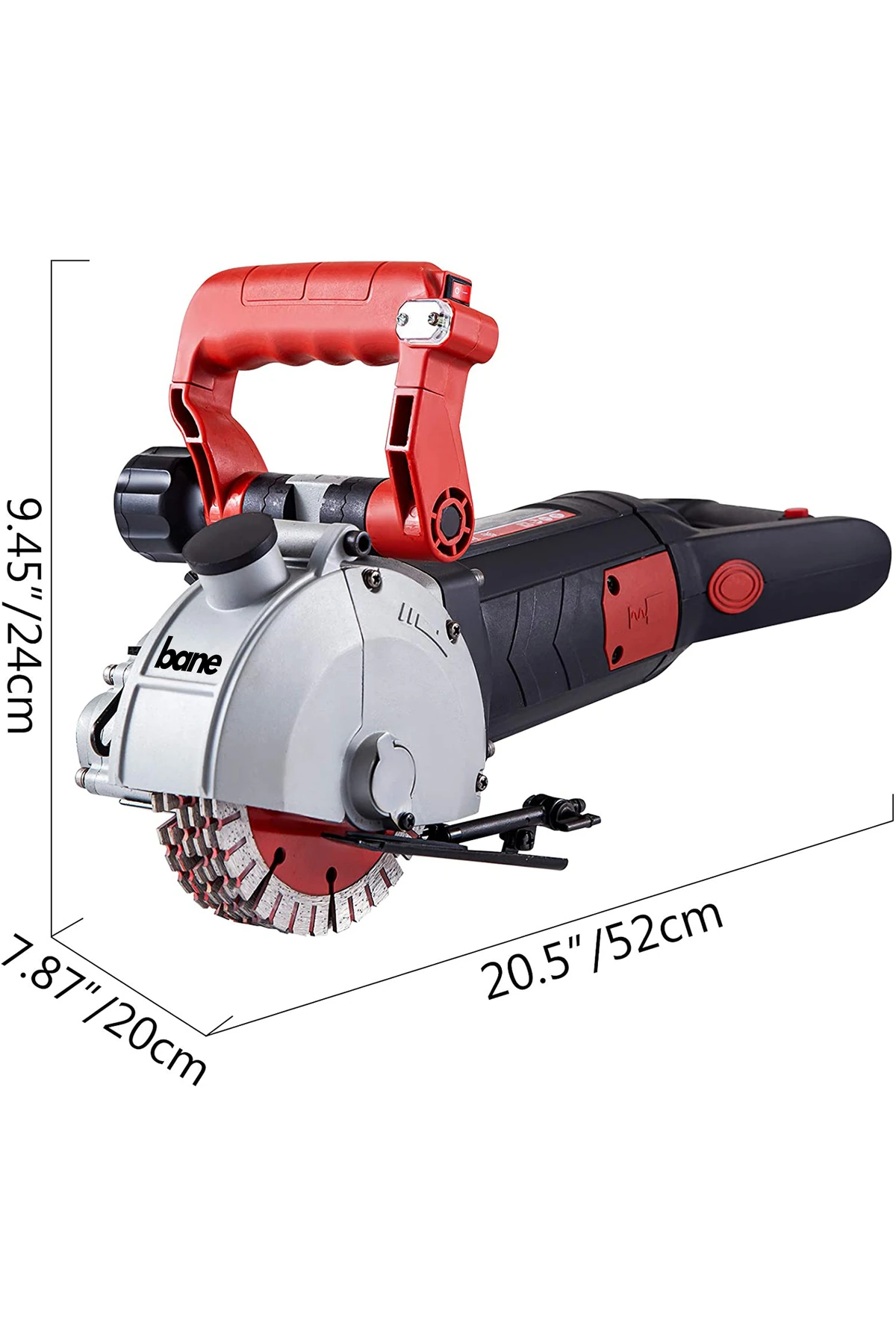 2400 W Elektrikli Duvar Oluk Kanal Açma Duvar Kesme ve Elektrik Kablosu Yerleştirme Makinesi