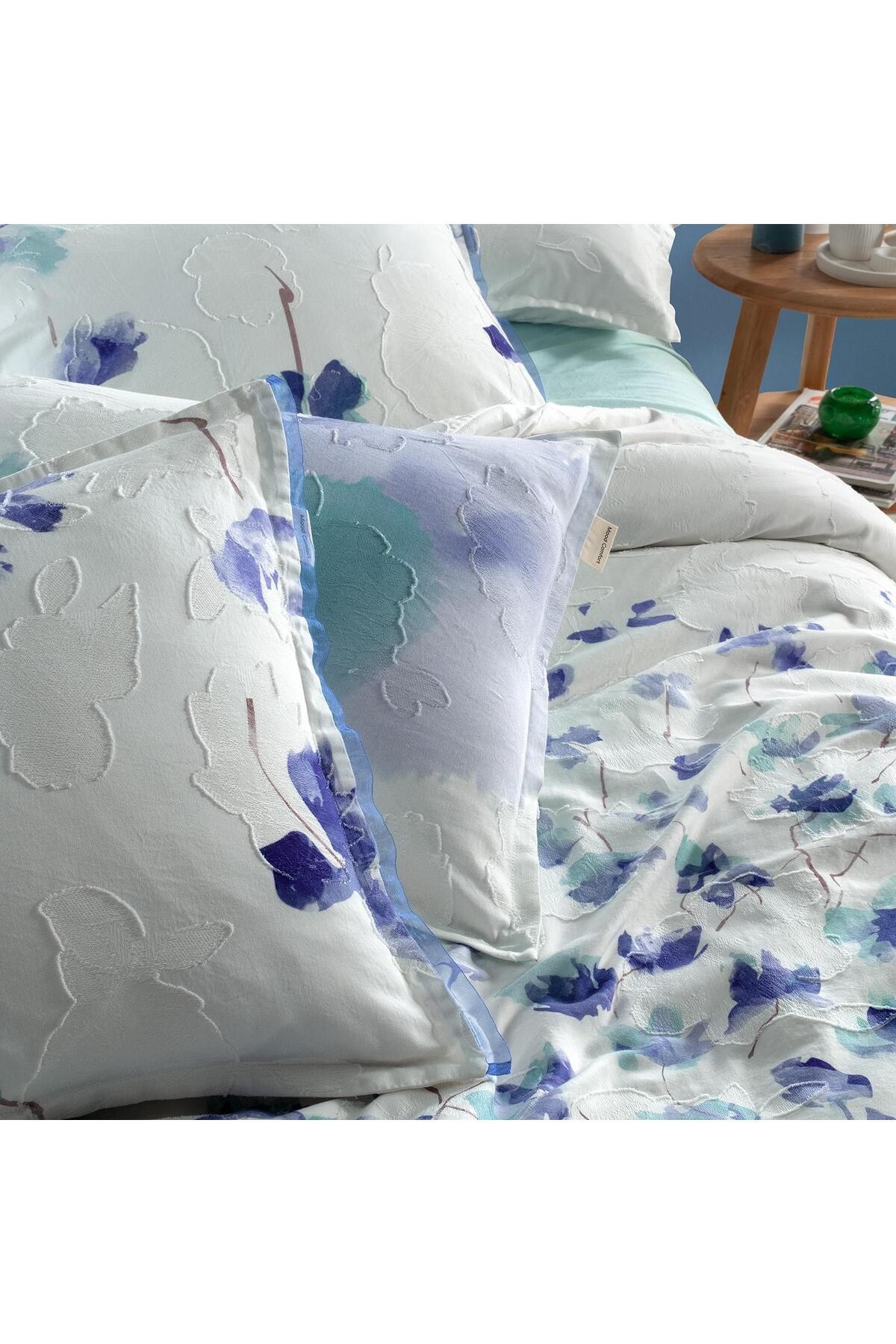 Mood Comfort Hazeran King Size Nevresim Takımı Mavi