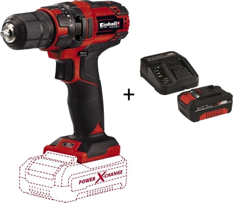 EİNHELL Tc-Cd 18/35 Li (1x4 Ah Starter Kit) 18 V Akülü Vidalama Matkap