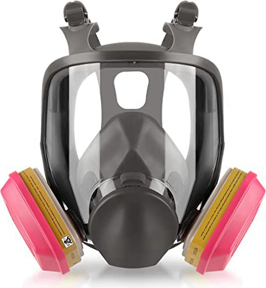 Tam Yüz Gaz Maskesi - 6800 Organik Buhar, Toz, Boya, Formaldehit Için 60926 Hava Filtreli Yeniden Kullanılabilir Solunum Maskesi (Yurt Dışından)