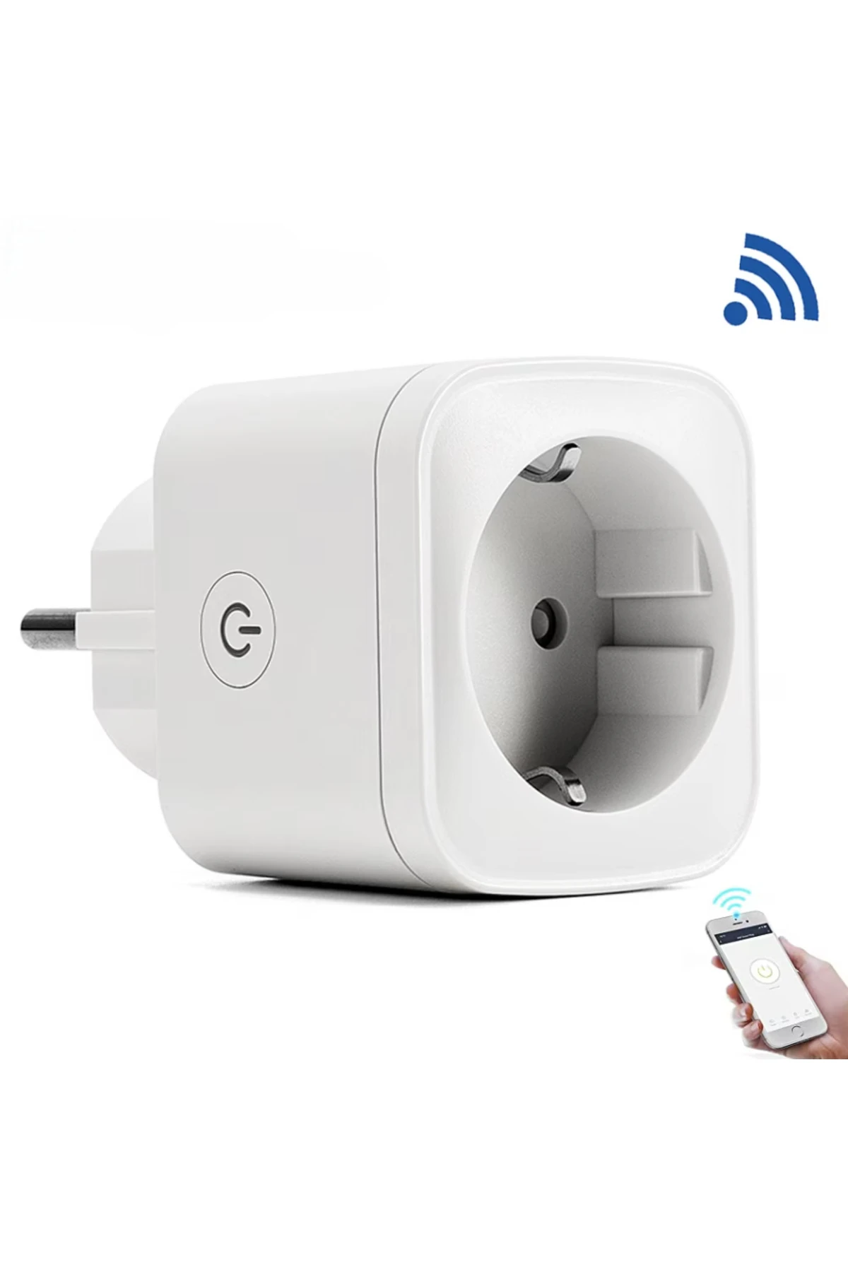 Telefon Kontrollü Akıllı Priz Wi-fi Destekli Akım Korumalı Priz