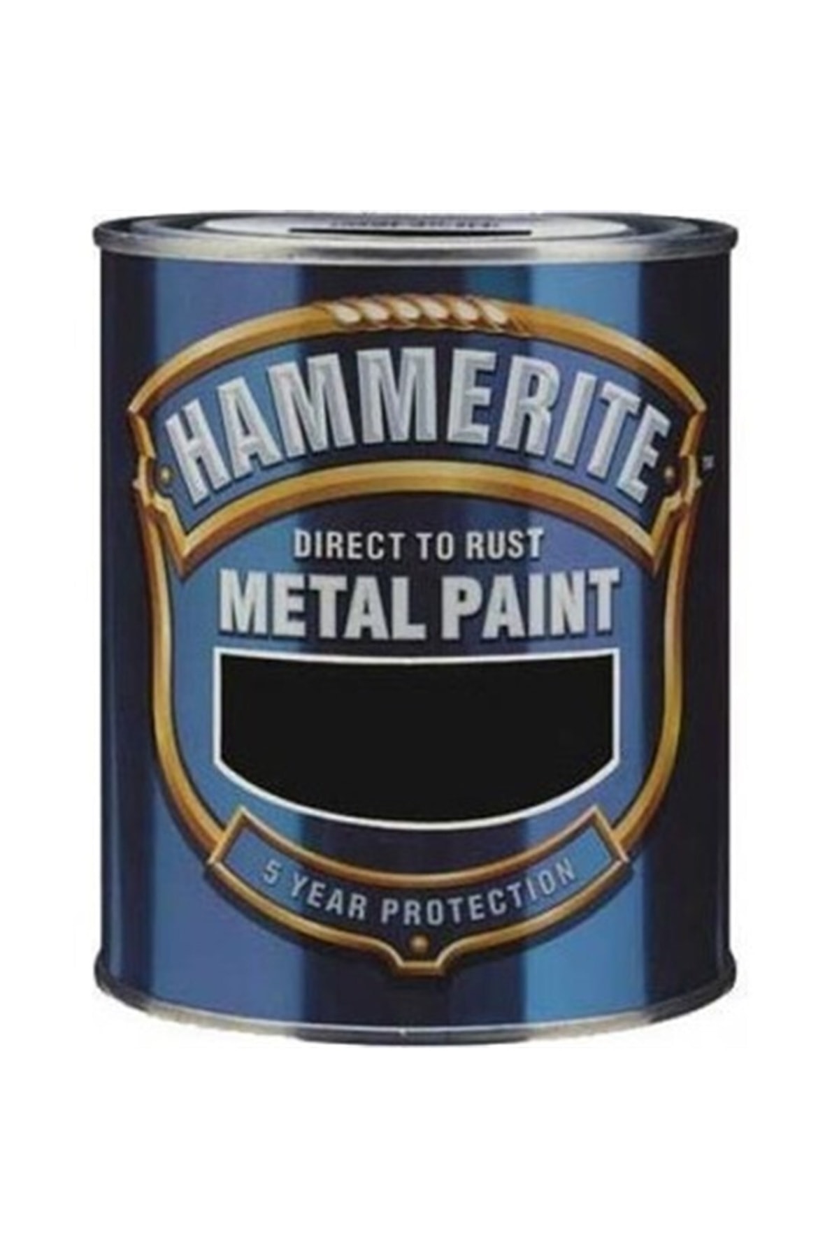 Hammerite Metal Boyası Düz Siyah 0,75 lt