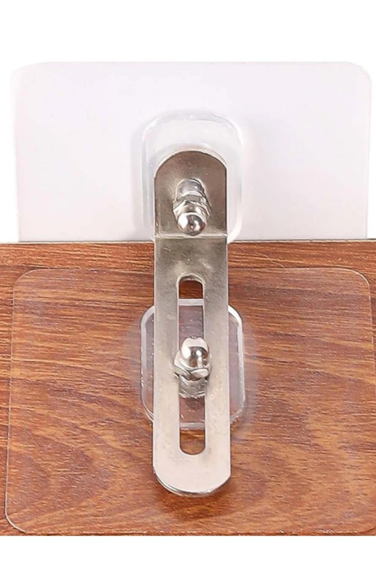 2 Adet Kendinden Güçlü Yapışkanlı Mobilya Duvara Sabitleme Aparatı | Deprem Çocuk Koruma Aparatı