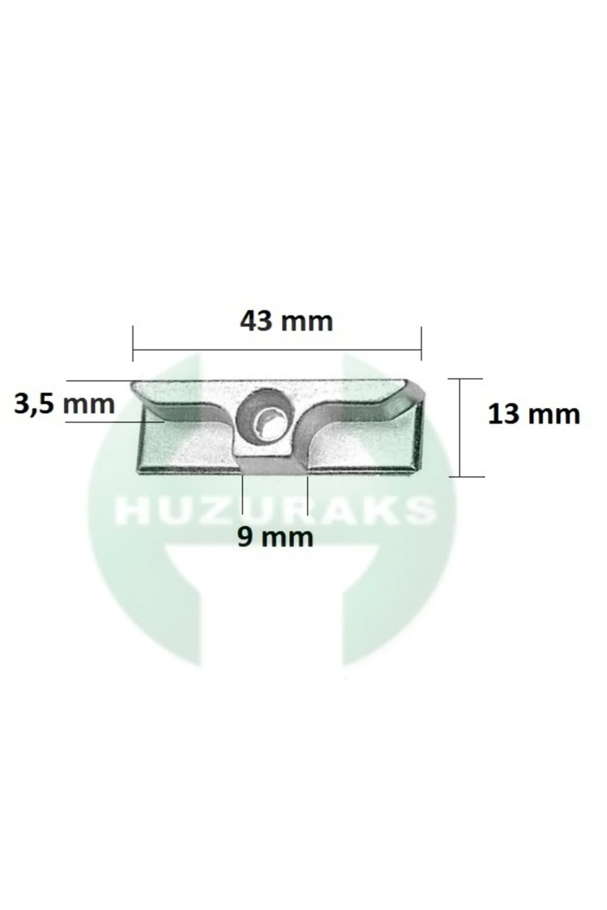 Pimapen kapı pencere ispanyolet kilit zamak karşılık 10'lu