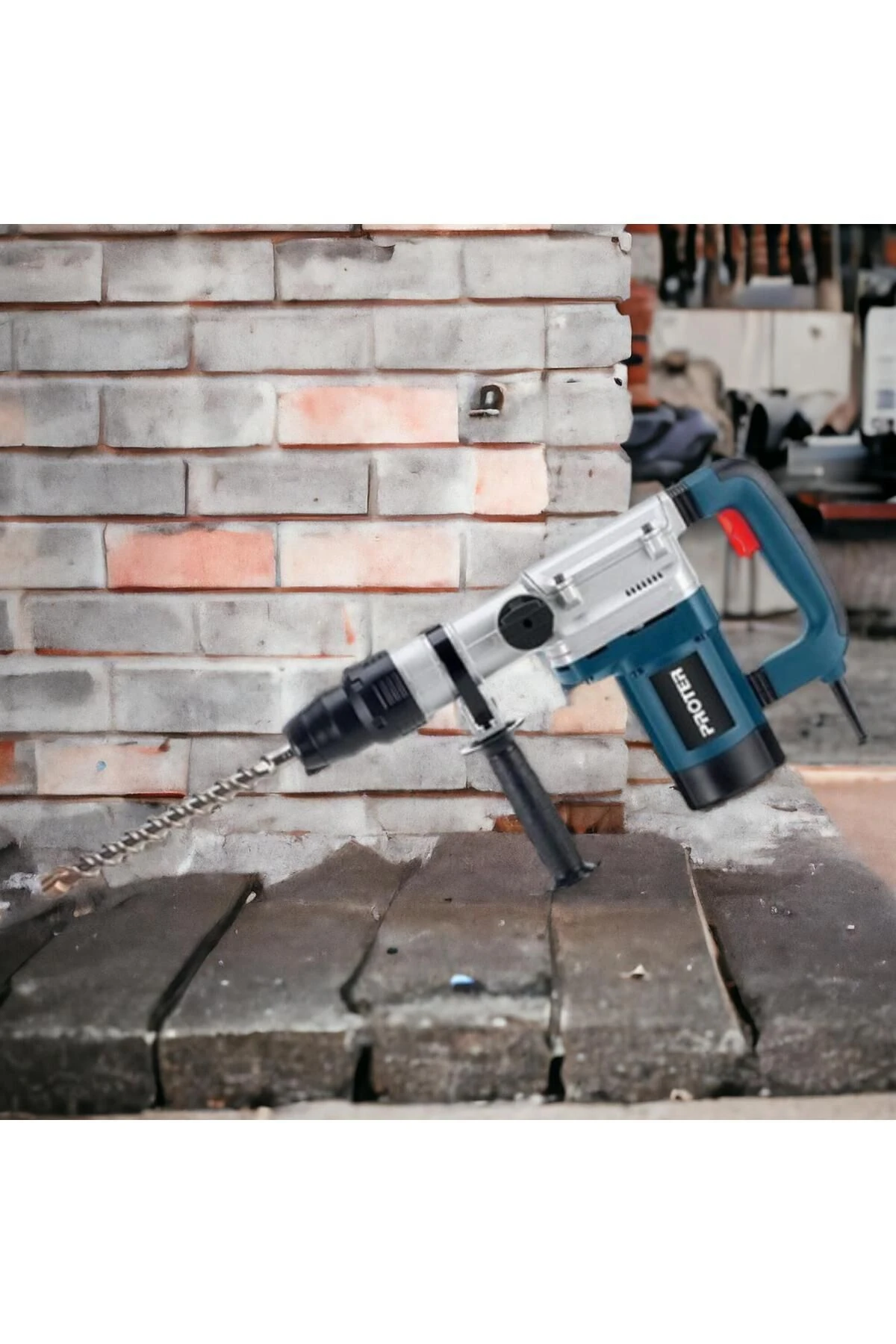 Kırıcı Delici Darbeli Matkap 1250 W  Metal Beton Elektropnömatik Delme Kırma Hilti 40 mm