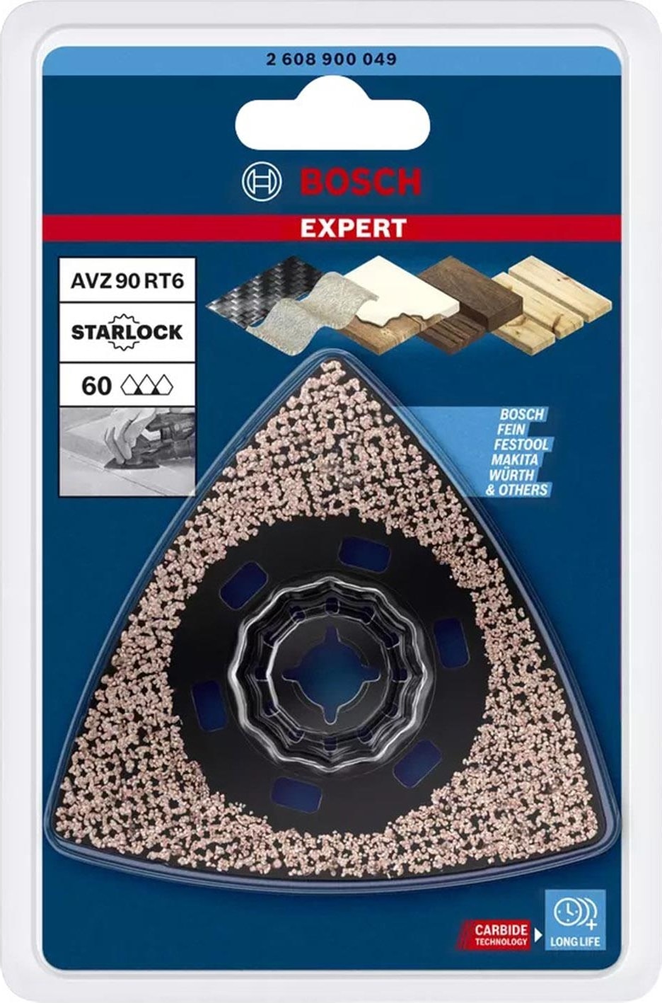 BOSCH Expert Avz 90 Rt6 Starlock 60 Kum Zımpara Diski