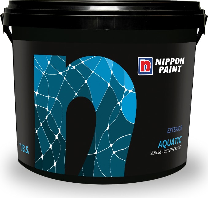 Nippon Aquatıc Beyaz Kendini Temizleyebilen Dış Cephe Boyası 2.5 Lt