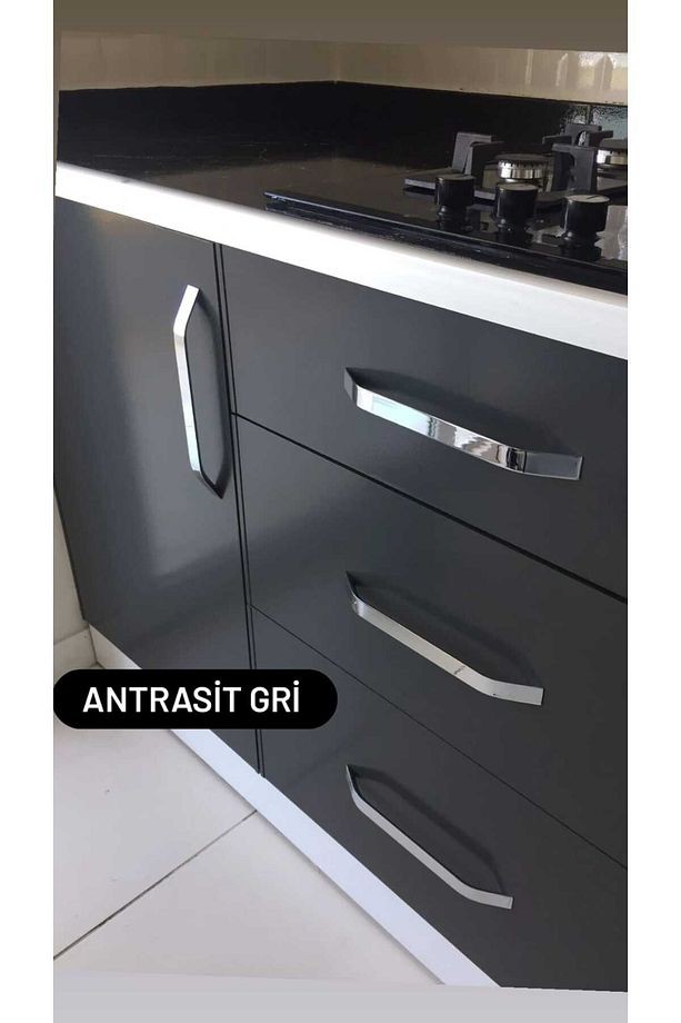 Stella Su Bazlı Saf Akrilik Boya 500ml - Antrasit Gri