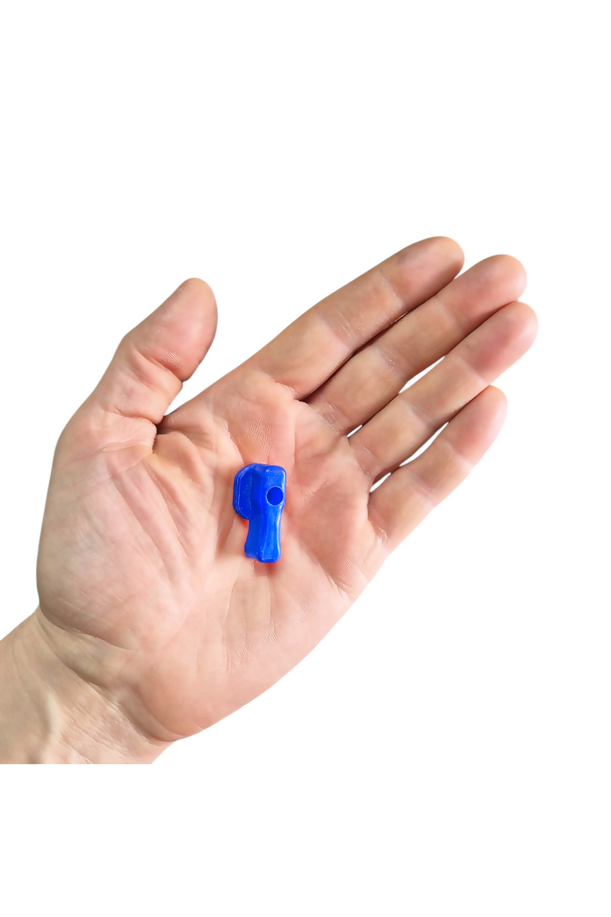 Mavi Plastik Mini Küresel Vana Başlığı Kollektör Kolu Ara Musluk Kelebek Başı -10 Adet