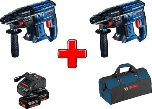 BOSCH 2 Adet Gbh 180-Lı Akülü Kırıcı-Delici