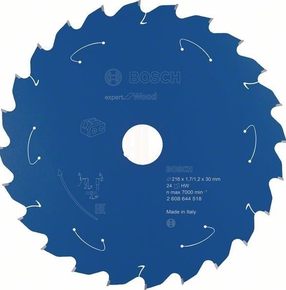 BOSCH Exw Daire Testere Bıçağı 216*30 mm 24 D E/c