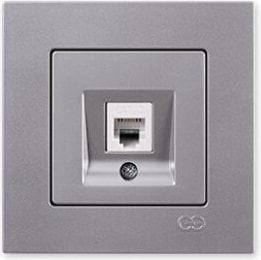 Eqona M. Gümüş Nümeris Telefon Priz