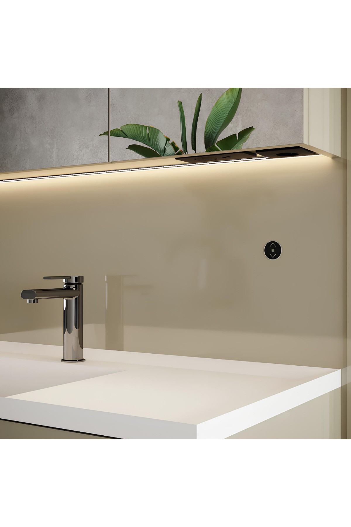 Nuovo Krom Lavabo Bataryası NU1600