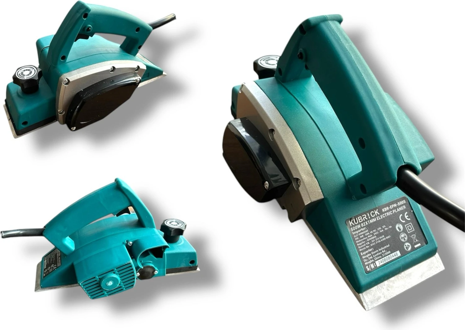 500 Watt Çift Bıçaklı Elmas Ağzı Planya Makinası 16500 82 mm Bıçak