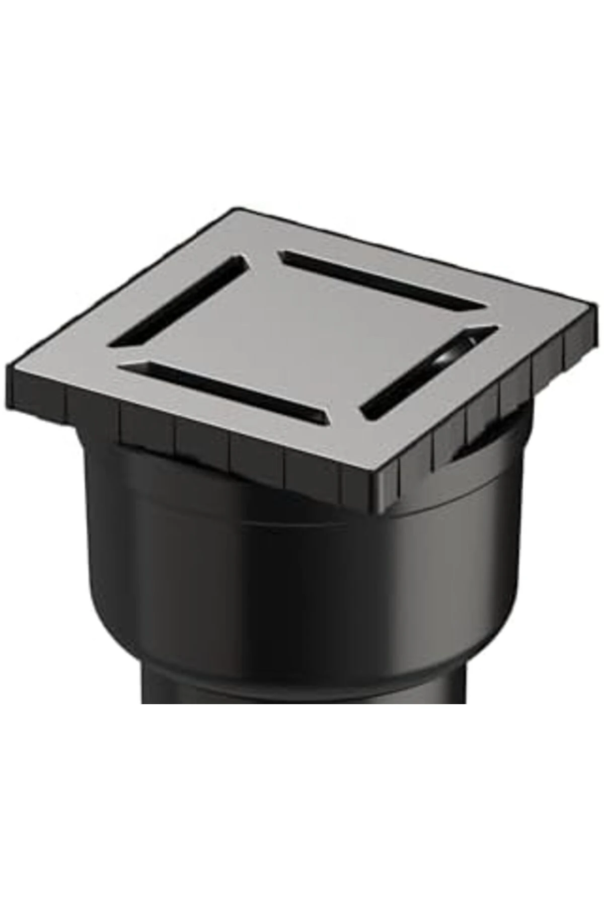 5608276 Duş Kanalı, Çıkışlı, 10x10 cm, DK 100 Kapak, Mat Krom 1178227