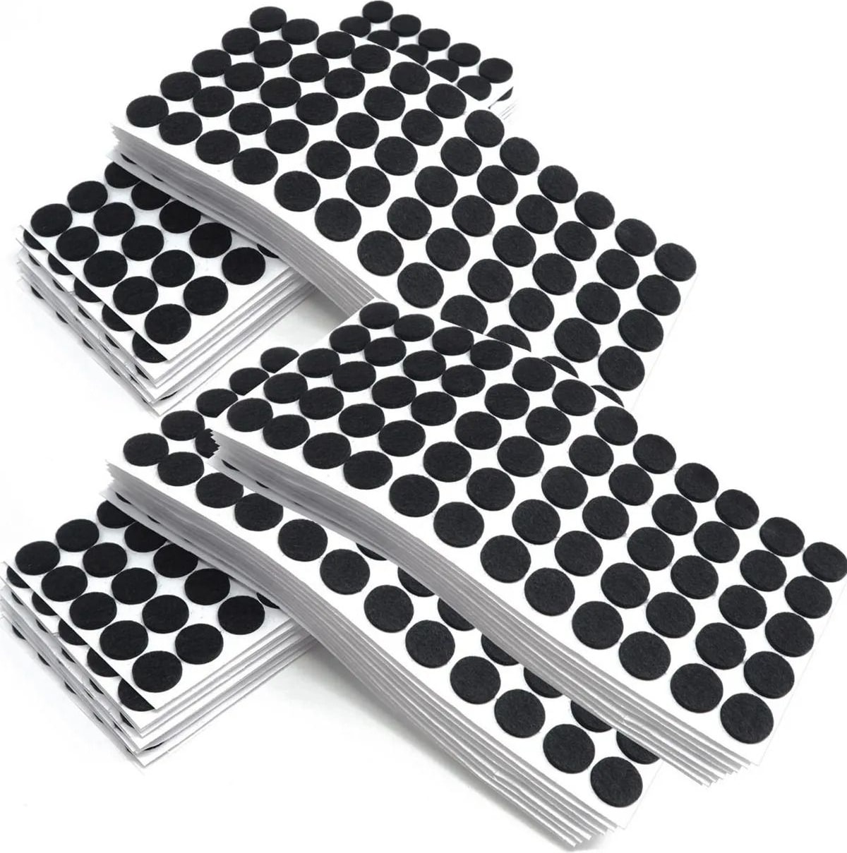 Yapışkanlı Mobilya Masa Sandalye Parke Zemin Ayak Koruyucu Kaydırmaz Keçesi 15 mm (144'LÜ Paket)