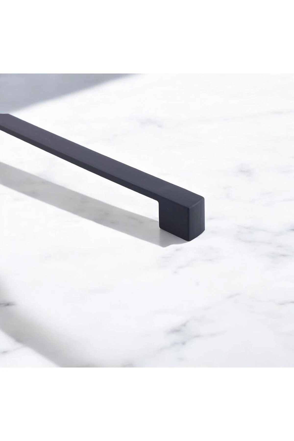 Kulp Siyah Mobilya Çekmece Mutfak Dolap Dolabı Kulpu Kulbu Kulpları 160 mm (SERT PLASTİK)