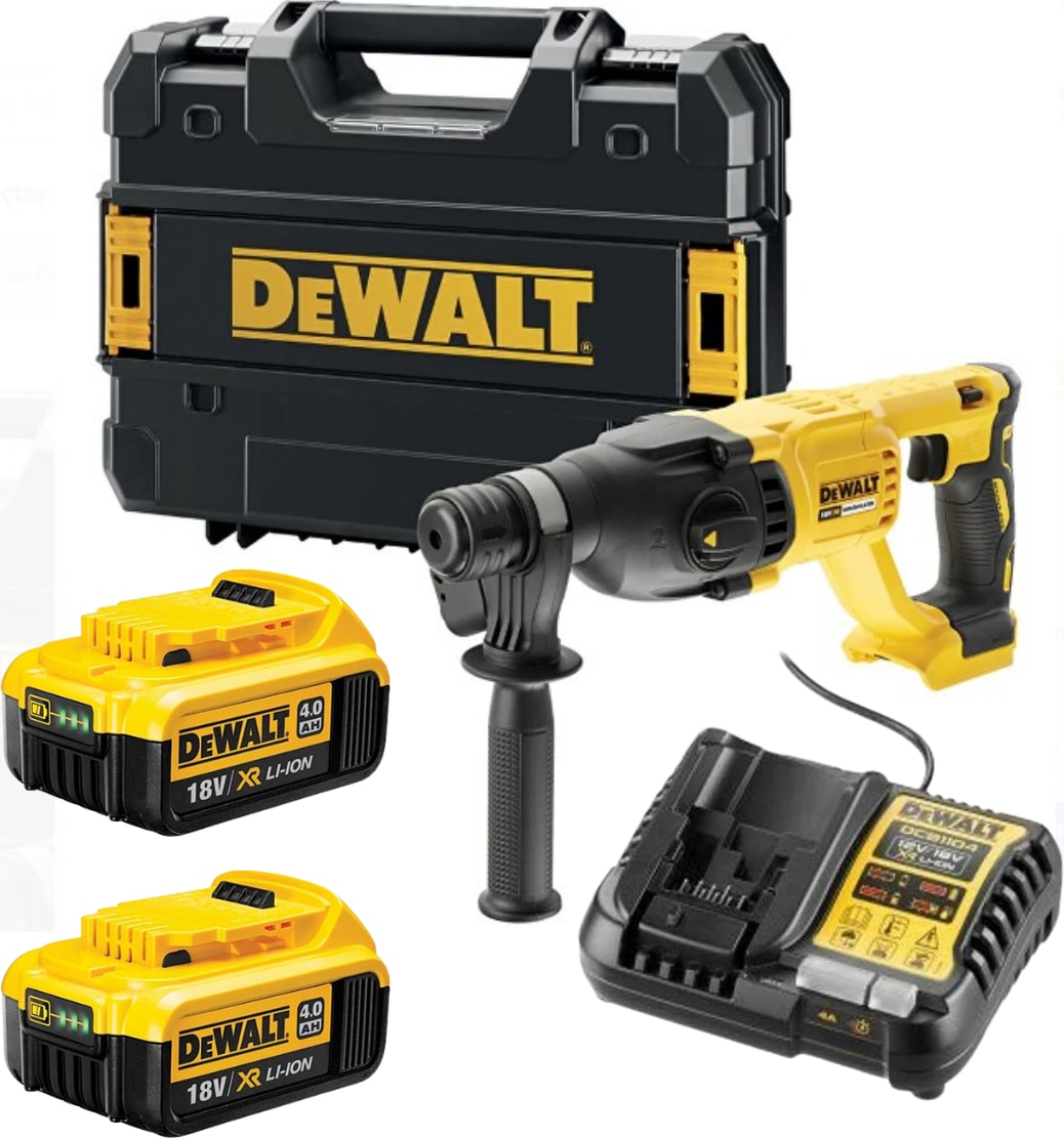 DEWALT DCH133NT Sds Plus Matkap Kırıcı Delici 18 Volt 2X4.0AH