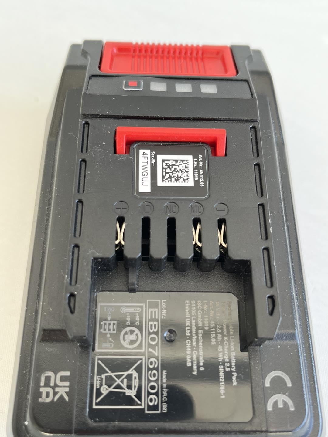 18V 2.5AH Li-Ion Power x Change Akü 4511505 (Kutusuz)