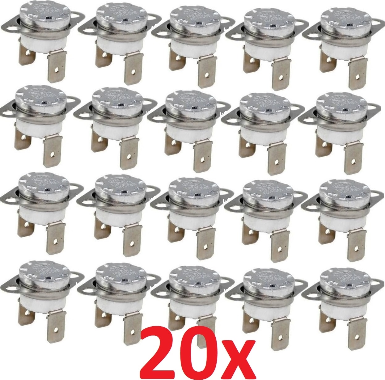20 Adet KSD302 70C 16A Limit Termostat