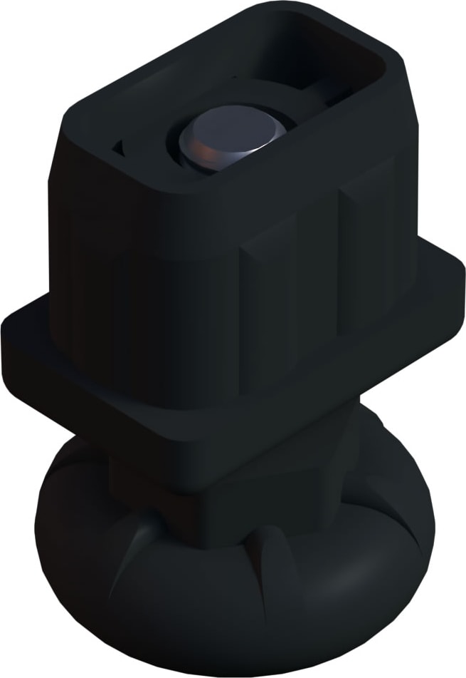 Ayarlı Vidalı Plastik Profil Rotil Ayak 20X30