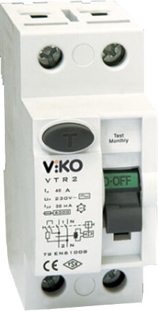 Kaçak Akım Koruma Rölesi 1X40A 30MA VİKO-VTR2-4030