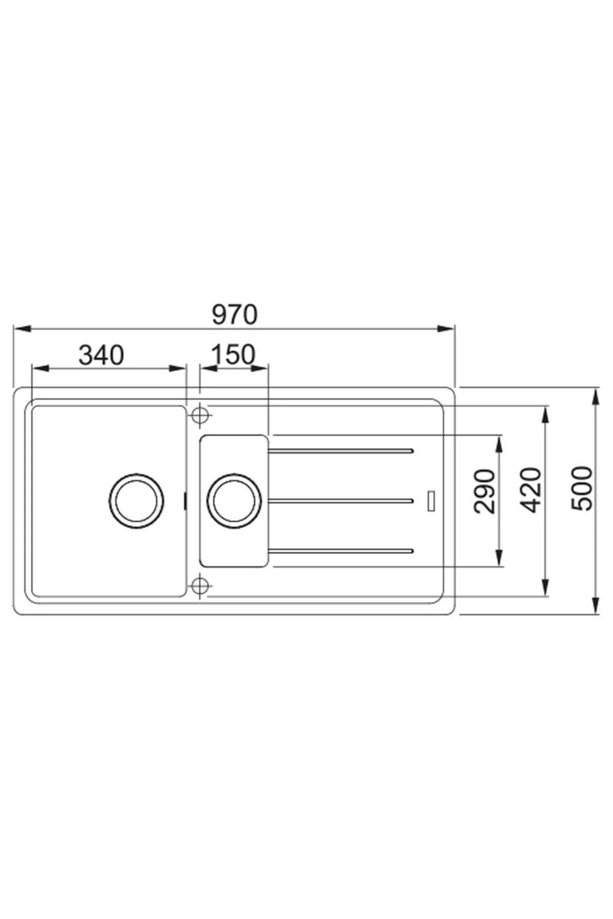 Basis BFG 651 Avena Granit Evye - Active Plus Doccia 2.0 Avena Batarya Set