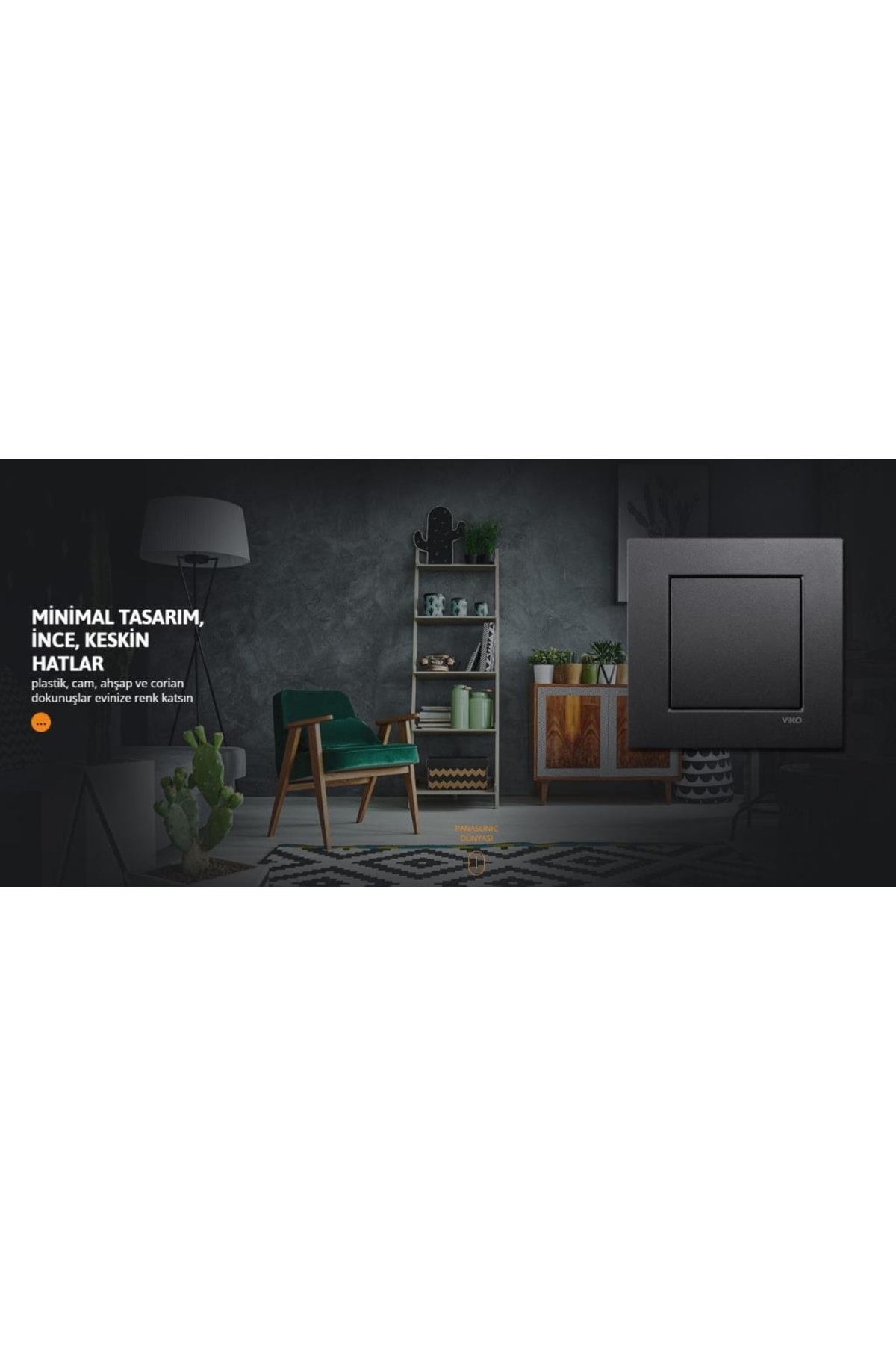 Novella Siyah Renkli Anahtar Tekli Düğme Çerçeve Dahil Siyah