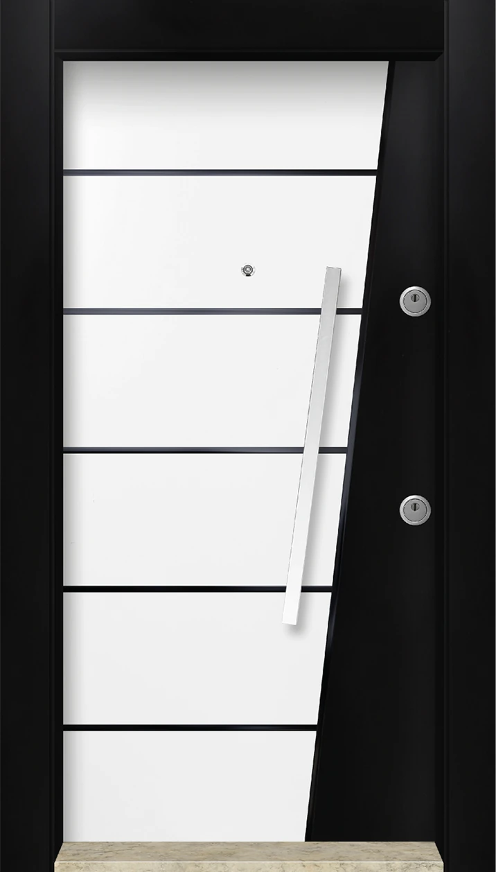 MN-6024 Dış Iklim Kapısı Yağmur'a ve Güneşe Dayanıklı Çelik Kapı