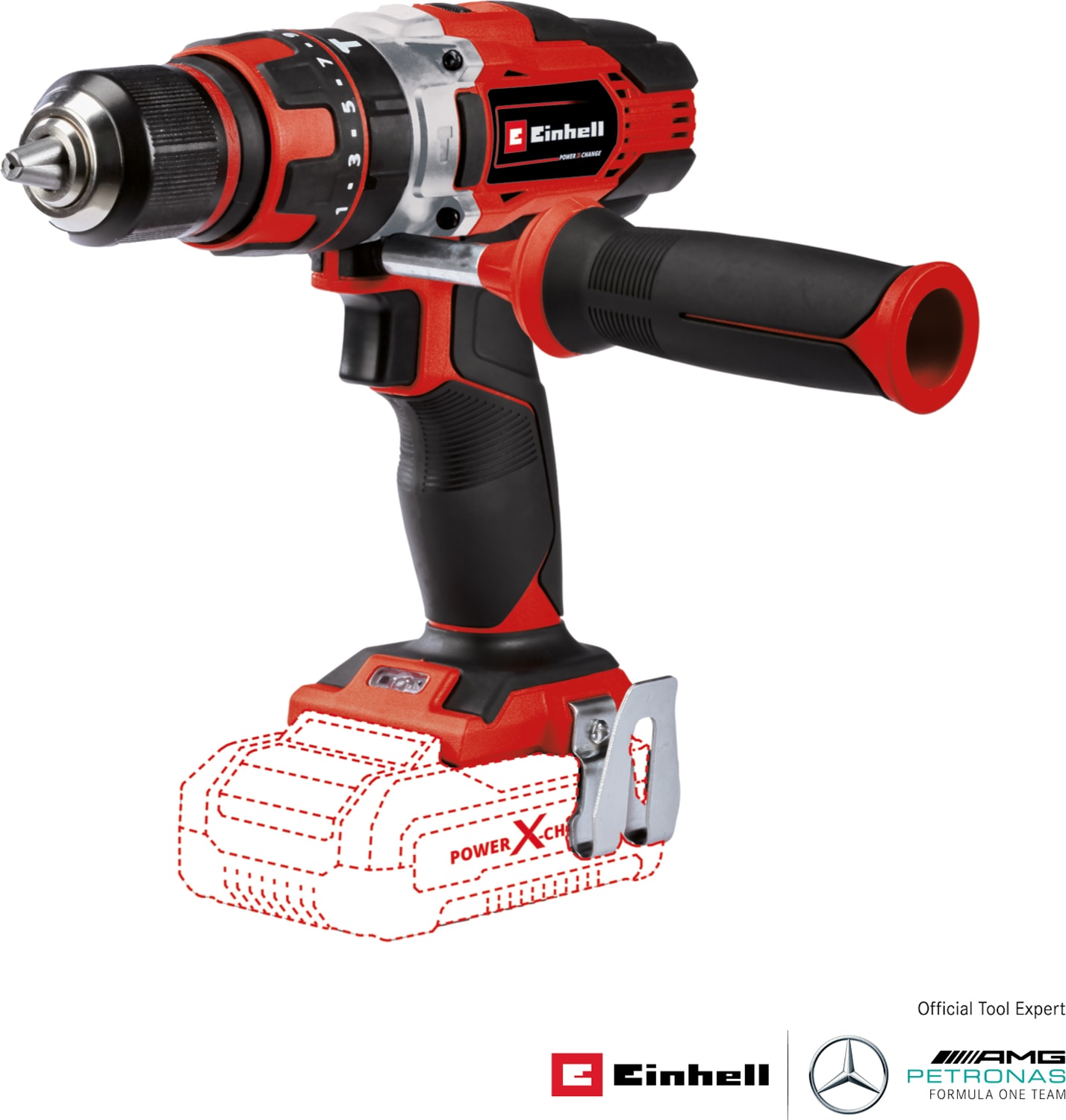 EİNHELL Akülü Darbeli Vidalama TE-CD 18/48 Li-i-Solo Power X-Change (Li-Ion, 18 V, 2 Vitesli Şanzıman, Darbeli Vidalama Fonksiyonu, Devir Kontrolü, LED, akü ve şarj cihazı dahil değildir) - 4513926