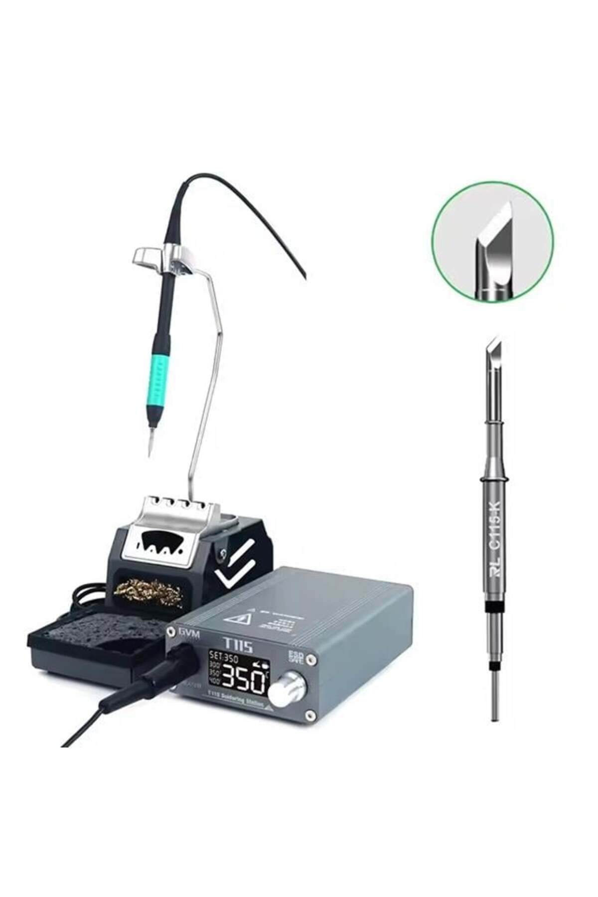 GVM-T115 45 Watt SMD Havya İstasyonu 120-450 Derece