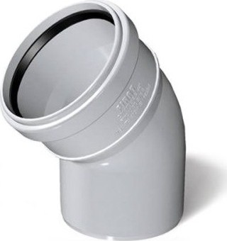 Pvc 100 x 45° Açık Dirsek