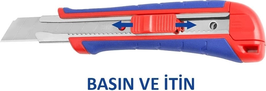 WP212009 18MM Ağır Hizmet Paslanmaz Çelik Kasa Maket Bıçağı