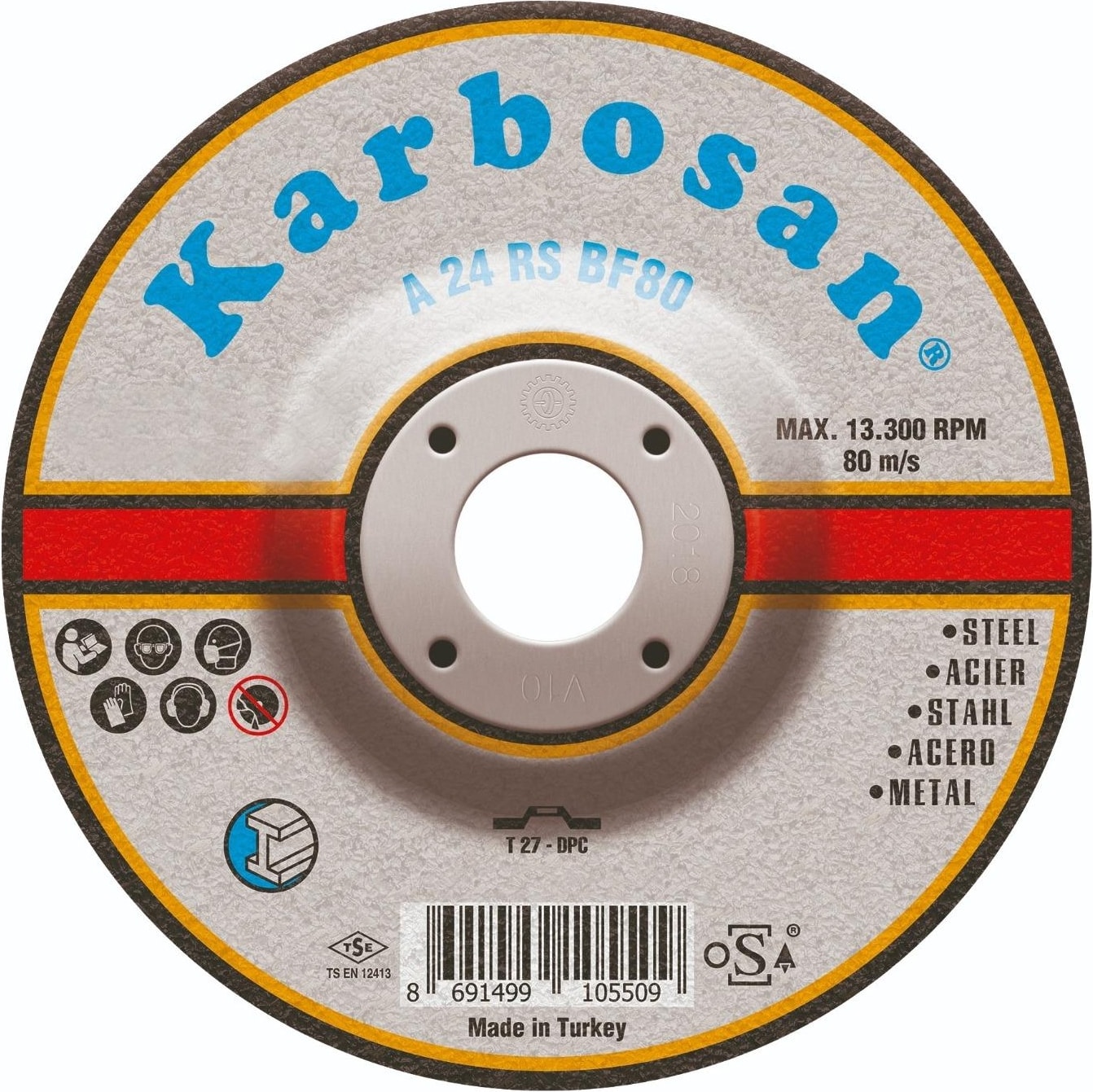 KARBOSAN Nk Flex Taşlama 115X6.4X22 (910550)