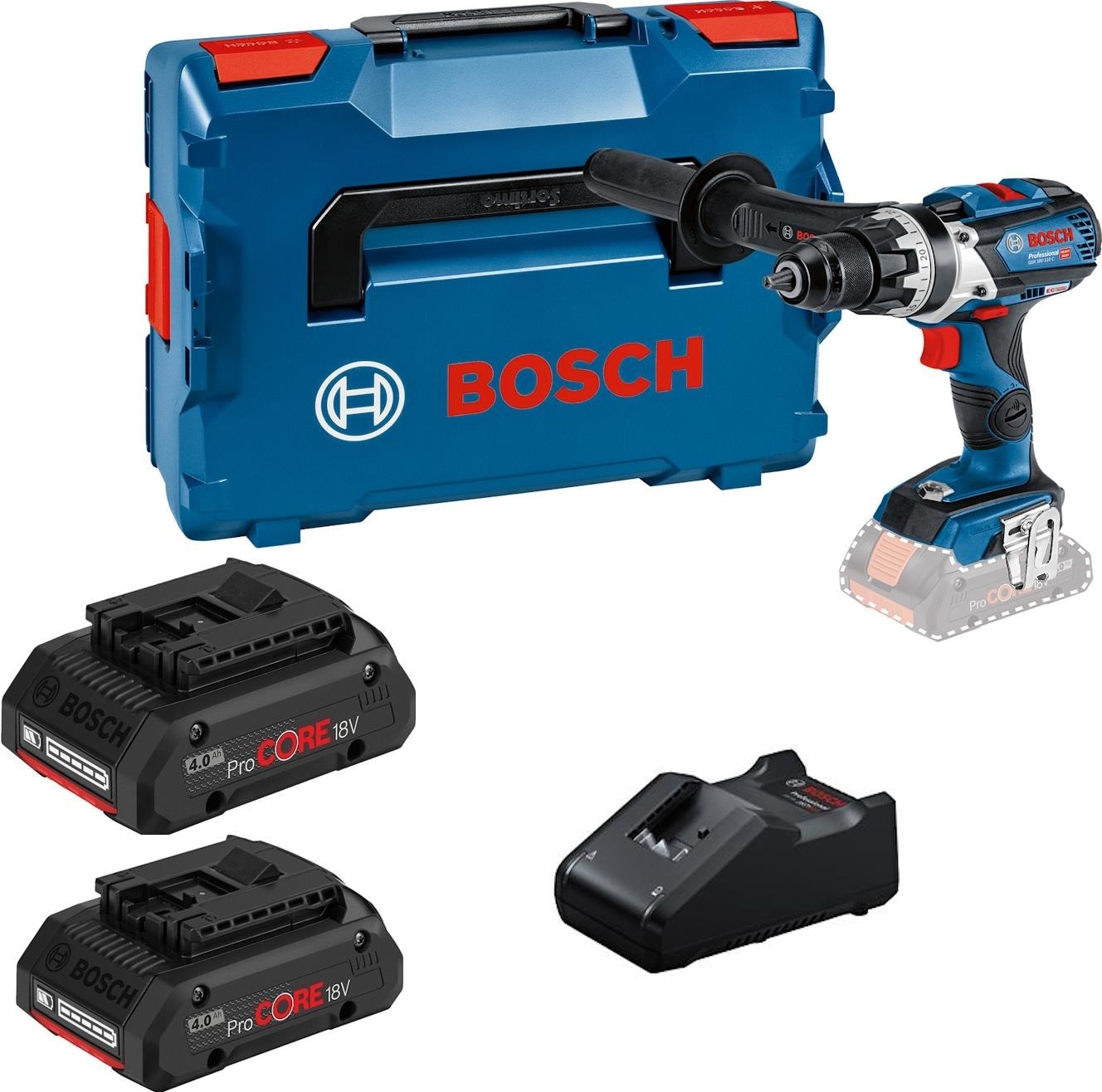 BOSCH Gsr 18V-110 C 2X4.0AH Procore Akülü Delme Vidalama Makinesi