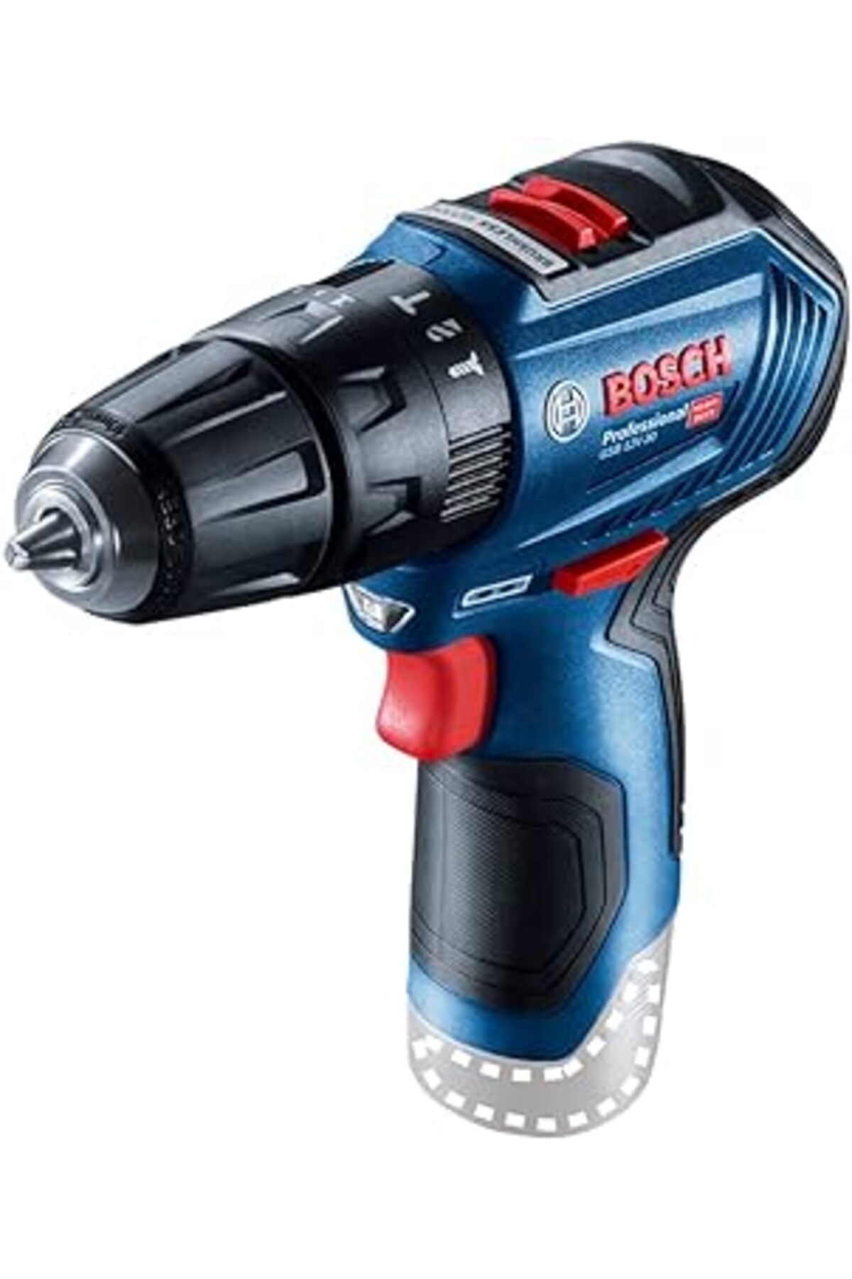 BOSCH Professional GSB 12V-30 Akülü Darbeli Delme Vidalama Makinesi (12 Volt, 2 x 2,0 Ah Akü, Şarj
