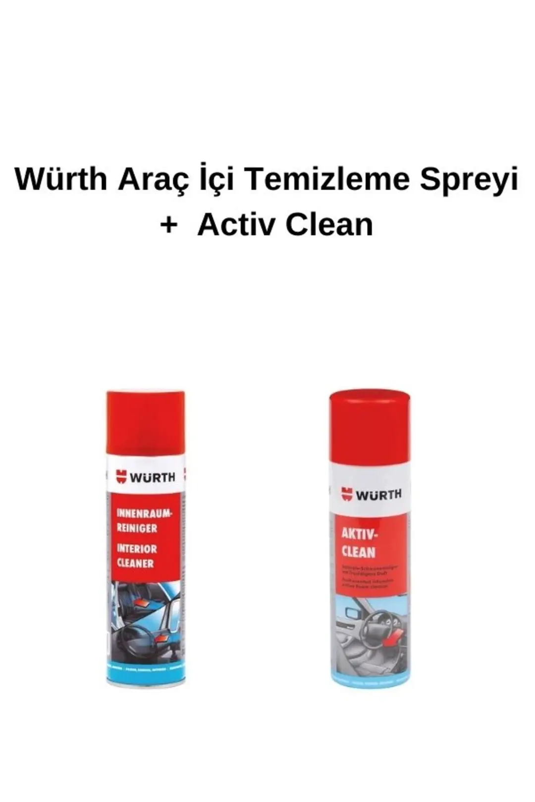 Activ Clean Araç İçi Temizleme Spreyi + Activ Clean