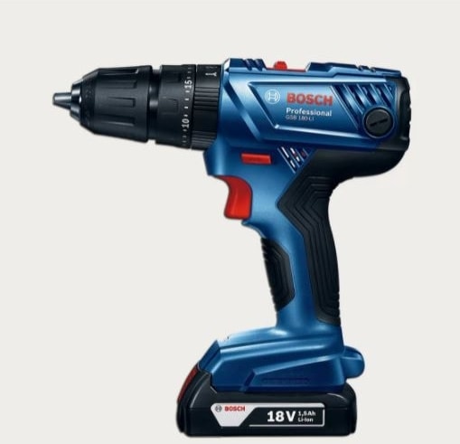 BOSCH Professional GSR 180-LI 2 x 2 Ah Akülü Delme Vidalama Makinesi - 06019F8109