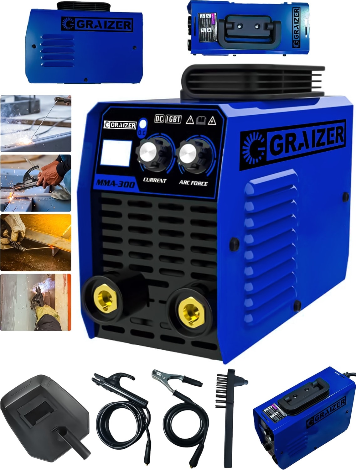 Alman Hgr Pro 300 Amper Inverter Mega Stıck Kaynak Makinesi - M