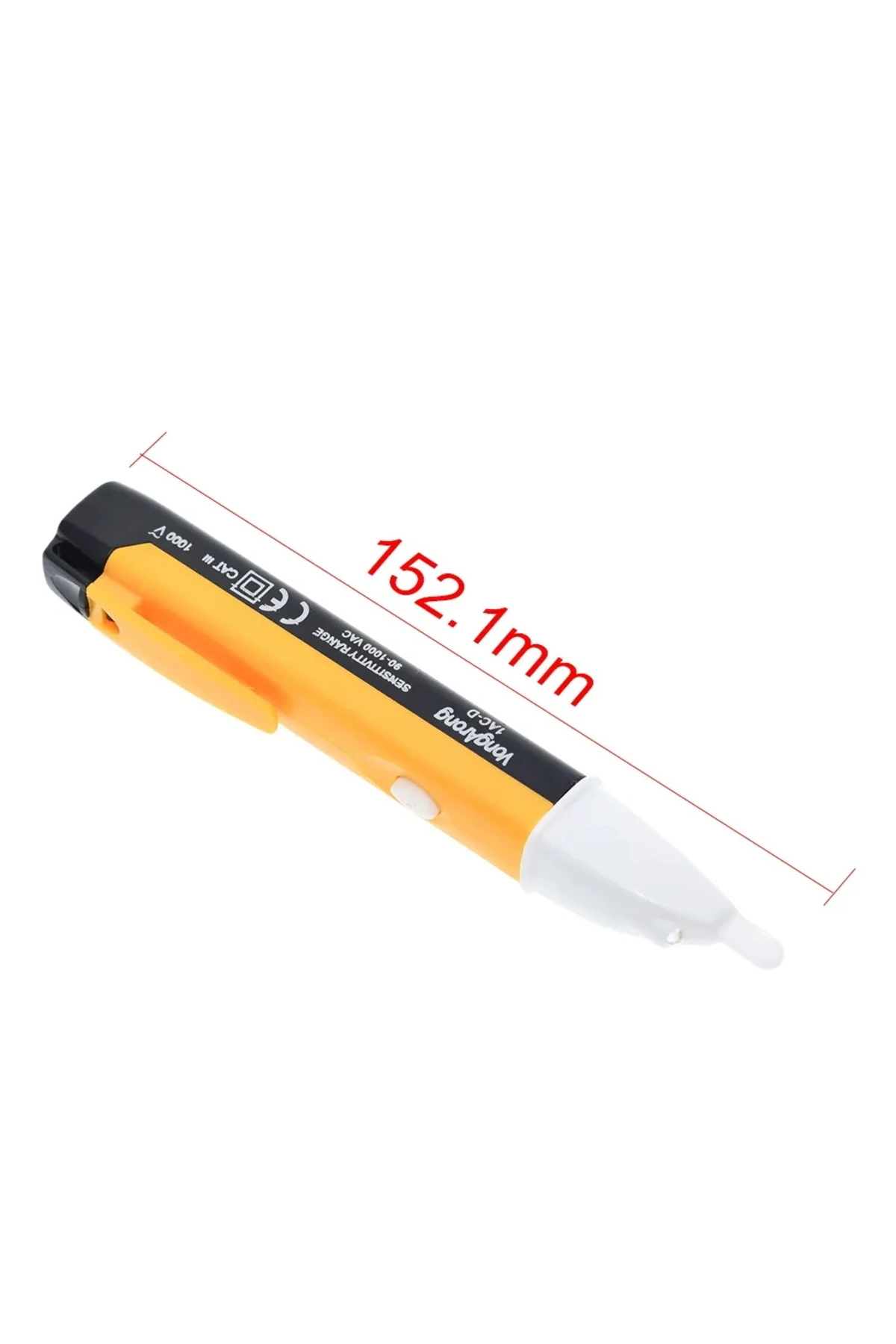 Temassız Voltaj Test Kalemi – Dedektörlü, Işıklı, Kaçak Akım Kontrolü, Dijital Elektrik Test Cihazı