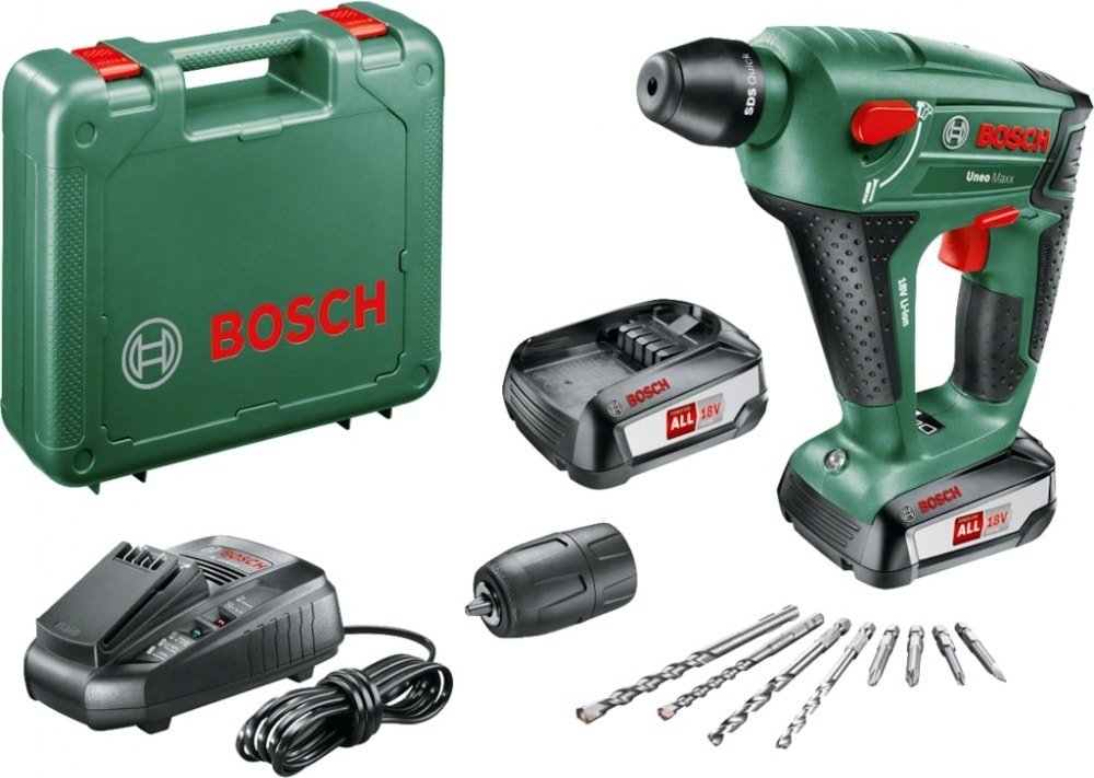BOSCH UNEO MAXX 18V ÇİFT AKÜLÜ KIRICI DELİCİ (2,5 AH)