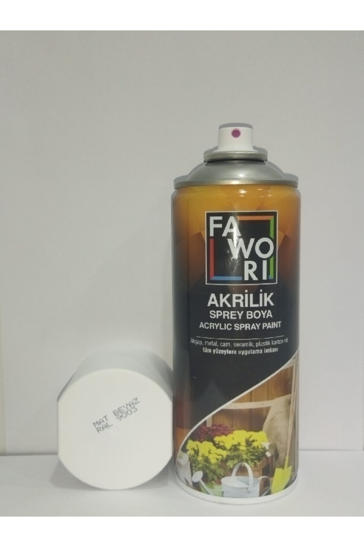 FAWORİ Akrilik Sprey 400ml Mat Beyaz