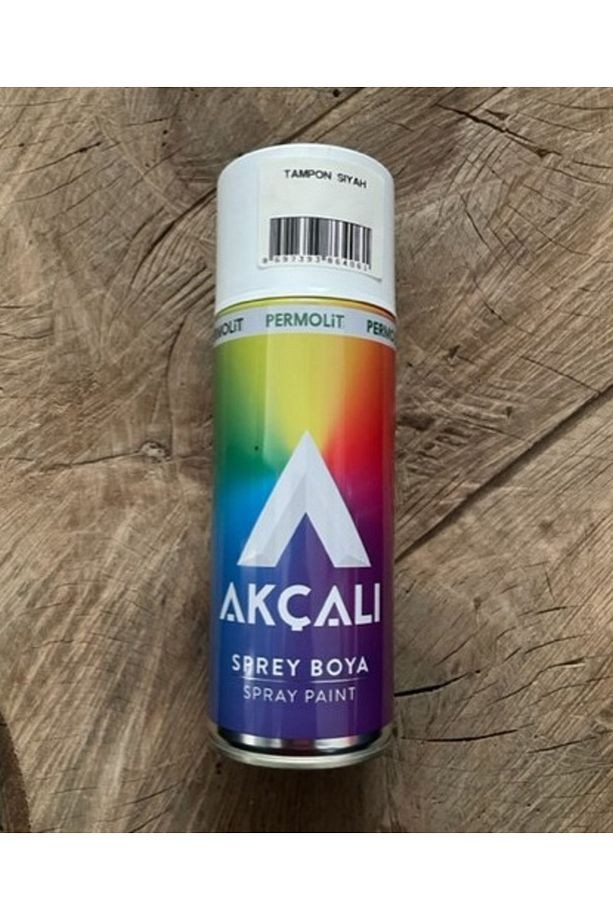 400ml Mat Siyah Sprey Boya Mat Siyah Tampon Boyası