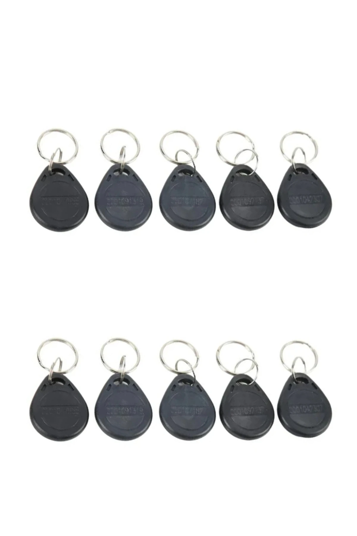 10 Adet Kontal Kkpa Kartlı Geçiş Kullanıcı Boncuğu Anahtarlık Tipi