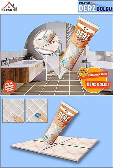 Fayans Arası Gri Derz Dolgu 400 gr
